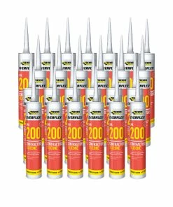 Budget 🔔 Everbuild 200BK Contractors Silicone Sealant 295ml Black 25 Tubes 👍