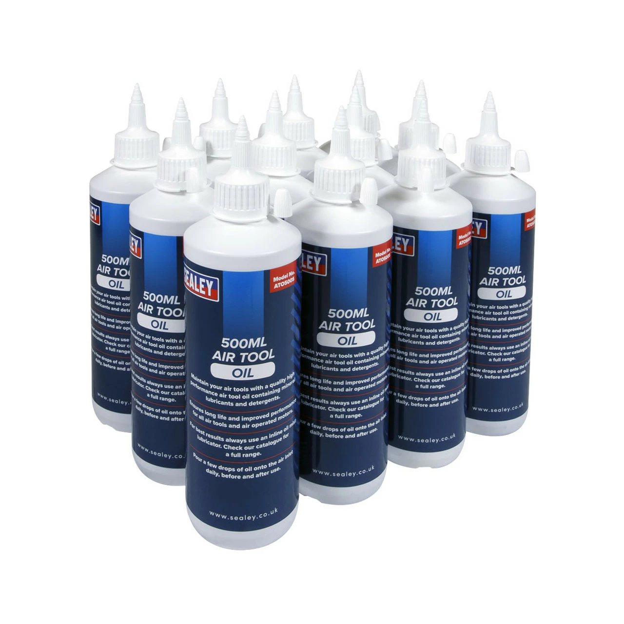 Brand new ๐ฏ Sealey ATO/500 Air Tool Oil 500ml Pack Of 12 โ 1 Brand new ๐ฏ Sealey ATO/500 Air Tool Oil 500ml Pack Of 12 โ