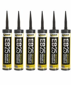 Discount 🎁 Everbuild EB25 Hybrid Sealant Adhesive Anthracite 300ml (6 Pack) ✔️
