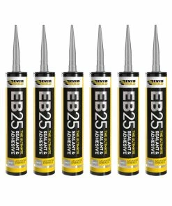 Budget ๐ Everbuild EB25 Hybrid Sealant Adhesive Grey 300ml (6 Pack) ๐งจ