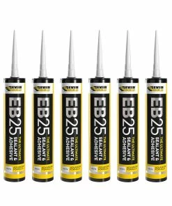 Budget ๐ฅ Everbuild EB25 Hybrid Sealant Adhesive White 300ml (6 Pack) ๐