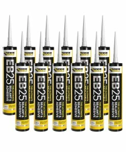 Outlet 🎁 Everbuild EB25 Hybrid Sealant Adhesive White 300ml (12 Pack) 💯