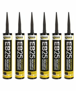 Cheap ๐ Everbuild EB25 Hybrid Sealant Adhesive Black 300ml (6 Pack) ๐