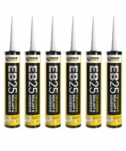 Best Sale ๐ Everbuild EB25 Hybrid Sealant Adhesive Clear 300ml (6 Pack) โค๏ธ